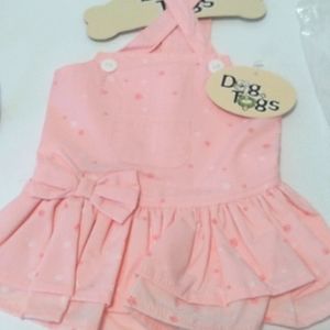 NWT Dog N Togs Pink Summer dress M